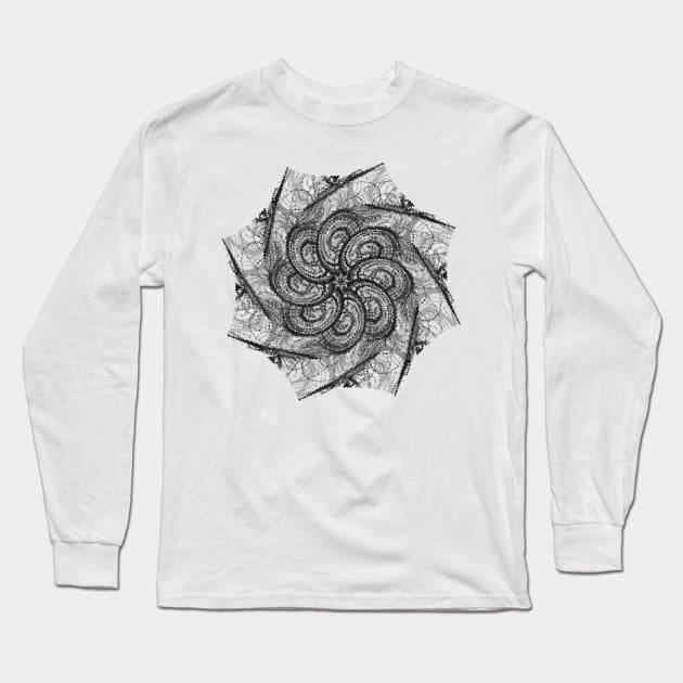 Lace Octagon 6 Long Sleeve T-Shirt by Bellewood222